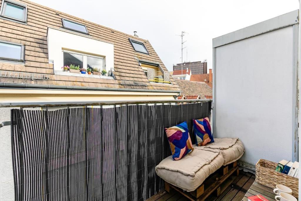 Studio Strasbourg/Gare +Balcon Exterior foto
